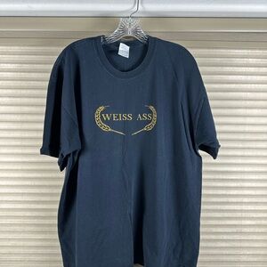 Gildan Black Tee with Gold Design